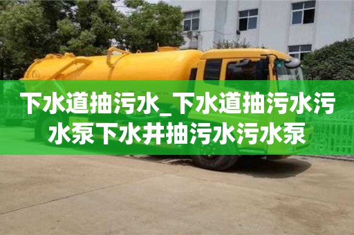下水道抽污水_下水道抽污水污水泵下水井抽污水污水泵