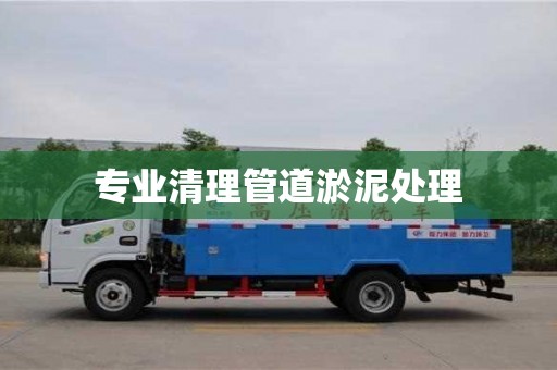 专业清理管道淤泥处理