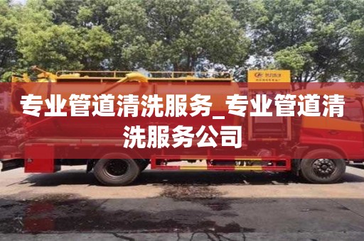 唐山专业管道清洗服务_专业管道清洗服务公司