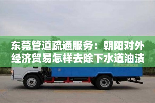 西安东莞管道疏通服务：朝阳对外经济贸易怎样去除下水道油渍