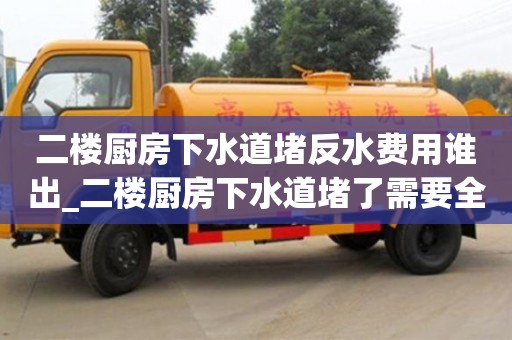二楼厨房下水道堵反水费用谁出_二楼厨房下水道堵了需要全楼出费用吗