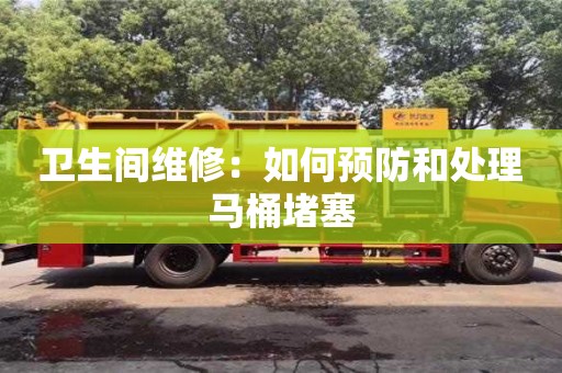 昆明卫生间维修：如何预防和处理马桶堵塞