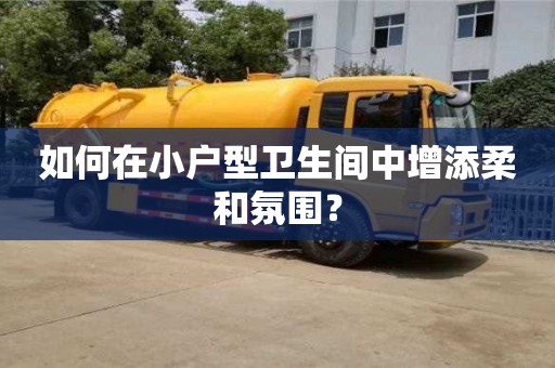 如何在小户型卫生间中增添柔和氛围？