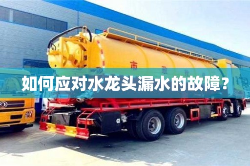 唐山如何应对水龙头漏水的故障？