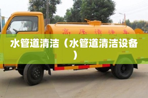 水管道清洁（水管道清洁设备）