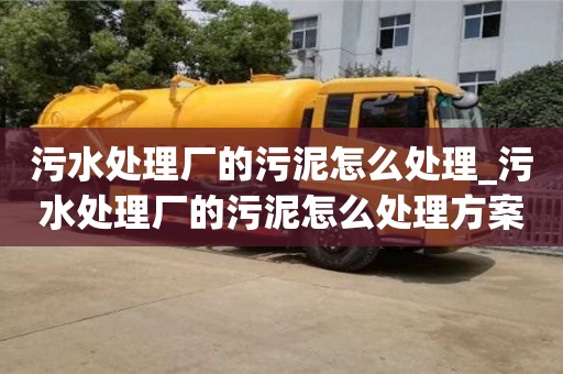 污水处理厂的污泥怎么处理_污水处理厂的污泥怎么处理方案和措施城市