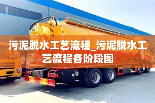 北京污泥脱水工艺流程_污泥脱水工艺流程各阶段图