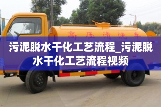 深圳污泥脱水干化工艺流程_污泥脱水干化工艺流程视频