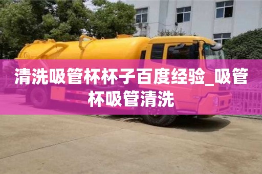 清洗吸管杯杯子百度经验_吸管杯吸管清洗