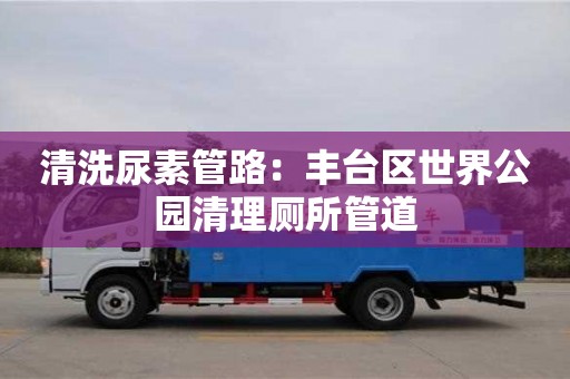 清洗尿素管路：丰台区世界公园清理厕所管道