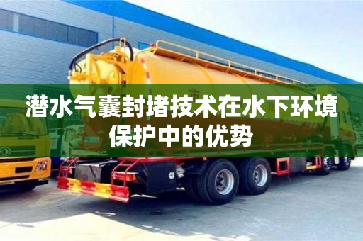 昆明潜水气囊封堵技术在水下环境保护中的优势