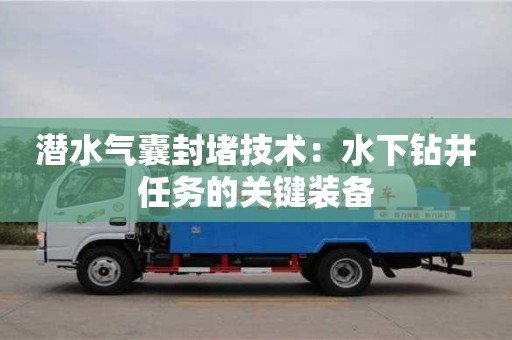 深圳潜水气囊封堵技术：水下钻井任务的关键装备