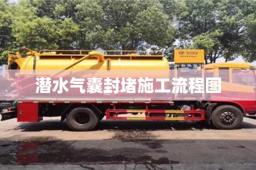 潜水气囊封堵施工流程图