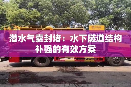 西安潜水气囊封堵：水下隧道结构补强的有效方案