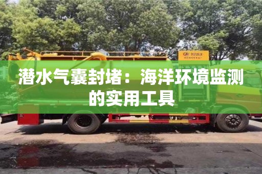 北京潜水气囊封堵：海洋环境监测的实用工具