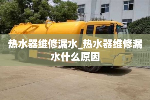 上海热水器维修漏水_热水器维修漏水什么原因