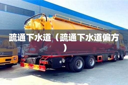 深圳疏通下水道（疏通下水道偏方）