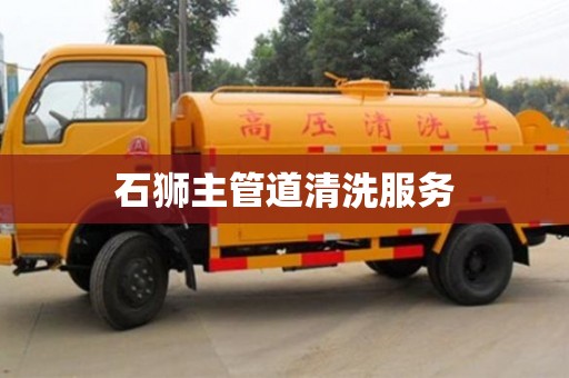 北京石狮主管道清洗服务