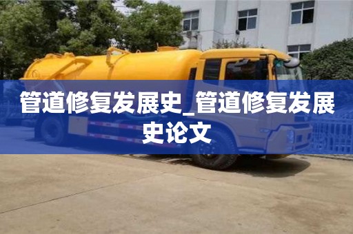 管道修复发展史_管道修复发展史论文