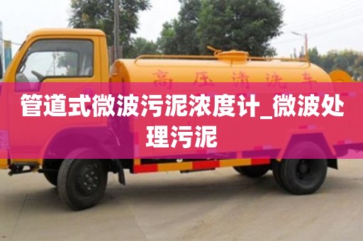 北京管道式微波污泥浓度计_微波处理污泥