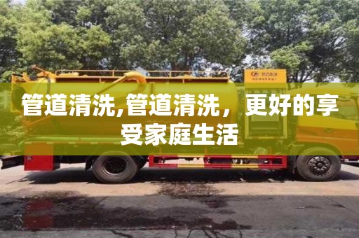 北京管道清洗,管道清洗，更好的享受家庭生活