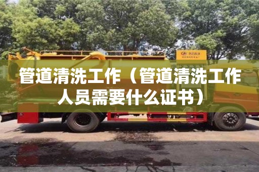 武汉管道清洗工作（管道清洗工作人员需要什么证书）