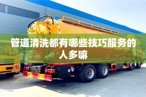 管道清洗都有哪些技巧服务的人多嘛