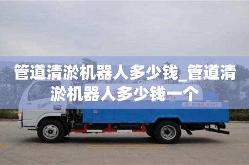 昆明管道清淤机器人多少钱_管道清淤机器人多少钱一个