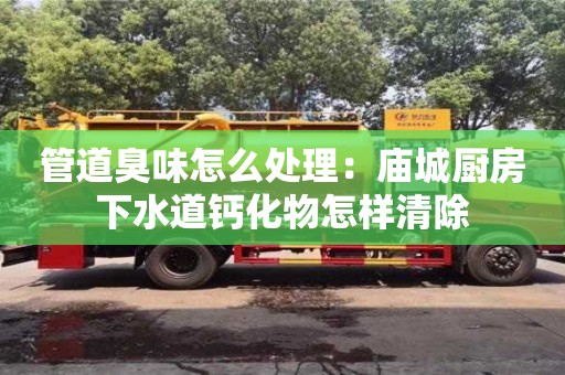 贵阳管道臭味怎么处理：庙城厨房下水道钙化物怎样清除