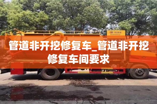 管道非开挖修复车_管道非开挖修复车间要求