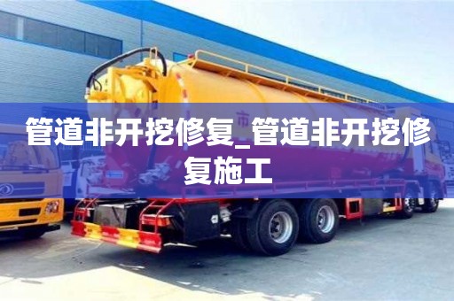北京管道非开挖修复_管道非开挖修复施工