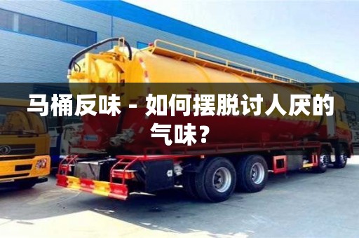 马桶反味 - 如何摆脱讨人厌的气味？